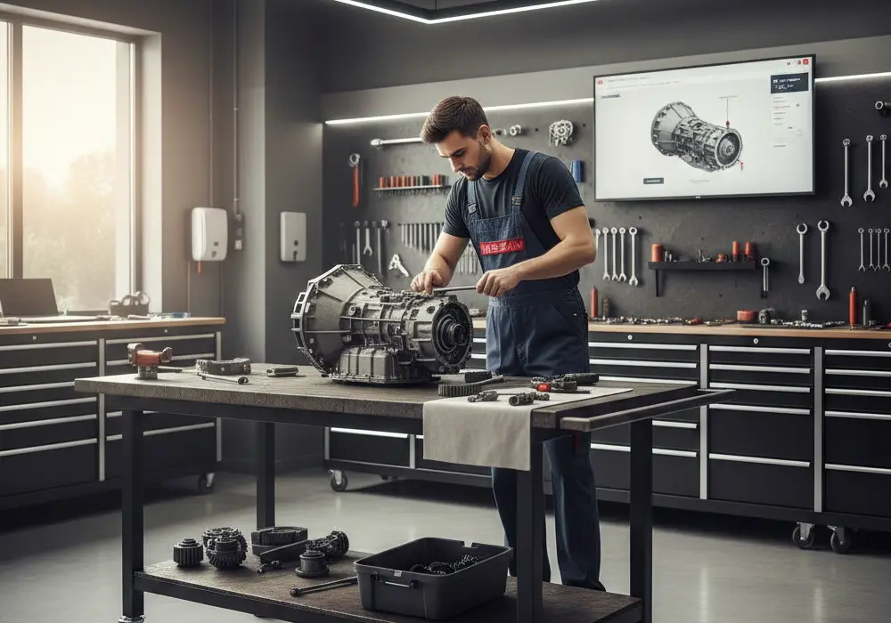 تعمیر گیربکس نیسان با عیب یابی تخصصی و ضمانت کیفیت| Nissan تعمیر گیربکس نیسان در کی فورس