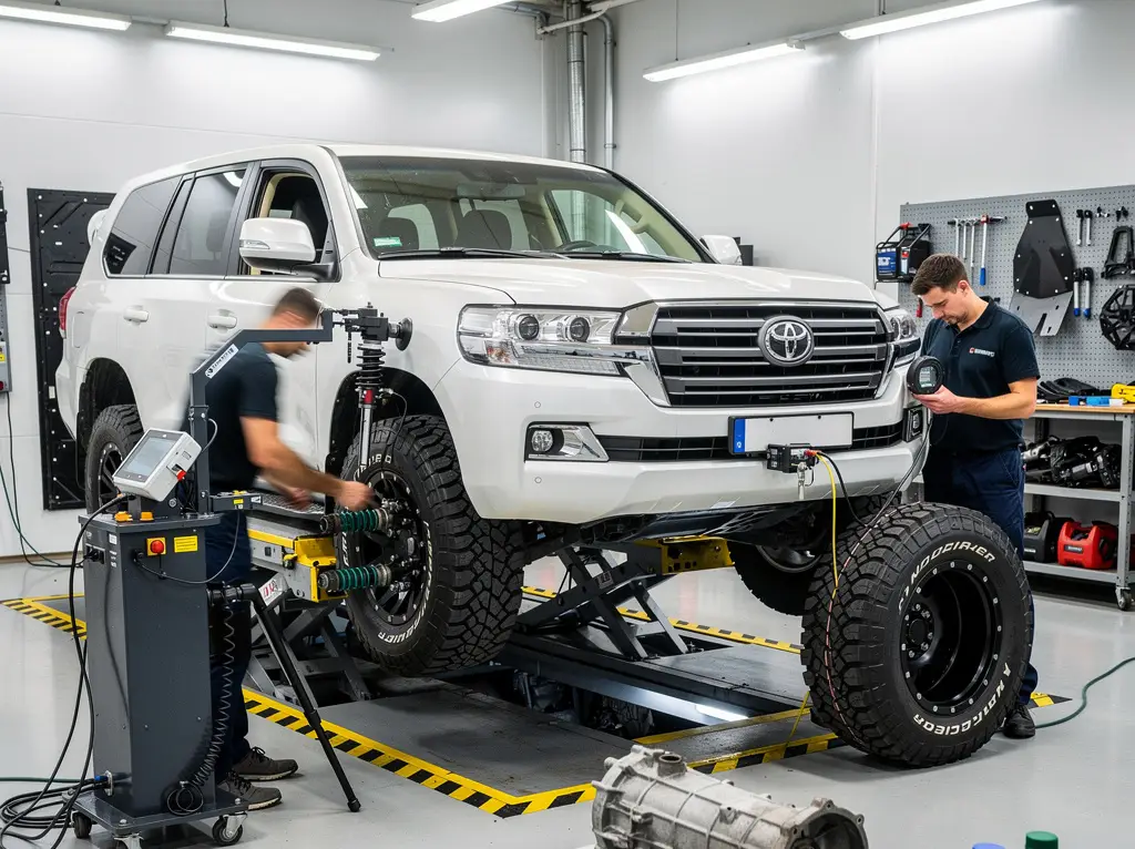 با کیفیت ترین خدمات آفرودی تویوتا لندکروز | TOYOTA بهترین روش ها و تجهیزات در خدمات آفرودی تویوتا لندکروز