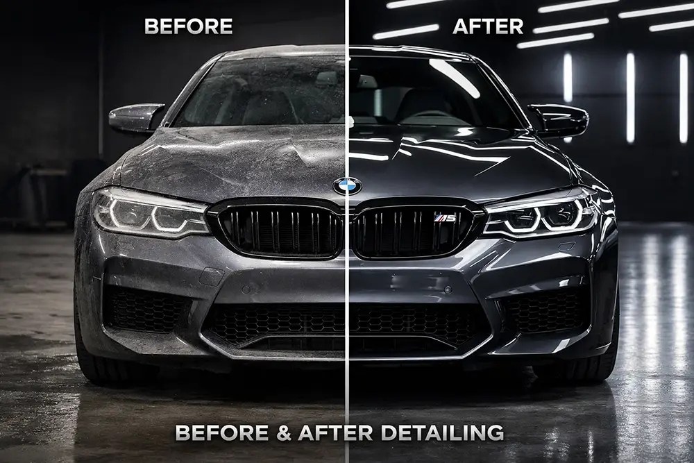 خدمات نقاشی و دیتیلینگ بی ام و به صورت اختصاصی | BMW تاثیر نقاشی و دیتیلینگ بی ام و بر زیبایی ظاهری خودرو