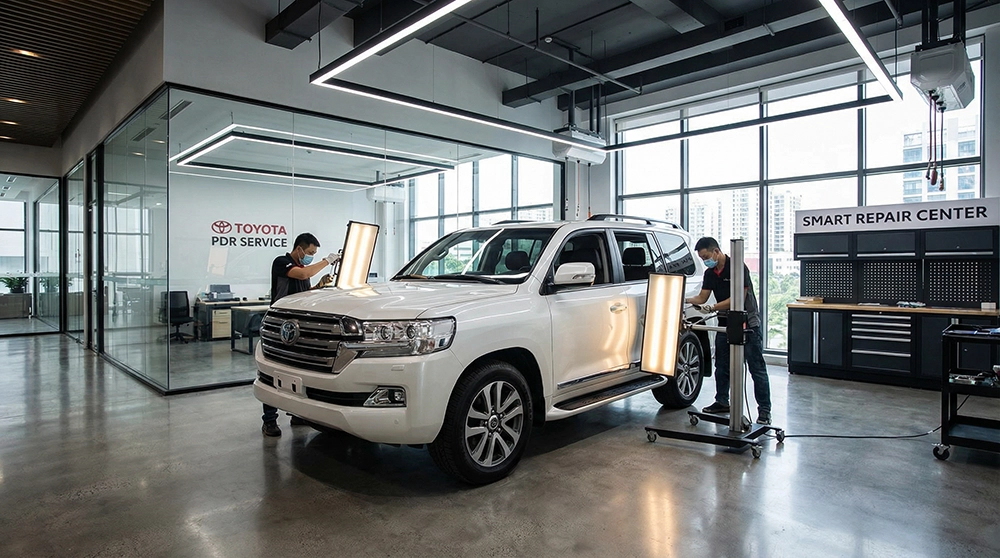 بهترین خدمات صافکاری تویوتا برای حفظ ظاهر خودرو| Toyota فرآیند خدمات صافکاری تویوتا در کی فورس