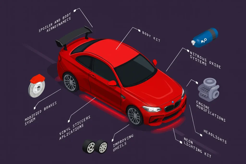 تیونینگ بی ام و با متخصص ترین کارشناسان تقویت | BMW انواع خدمات تیونینگ بی ام و در مرکز kforce