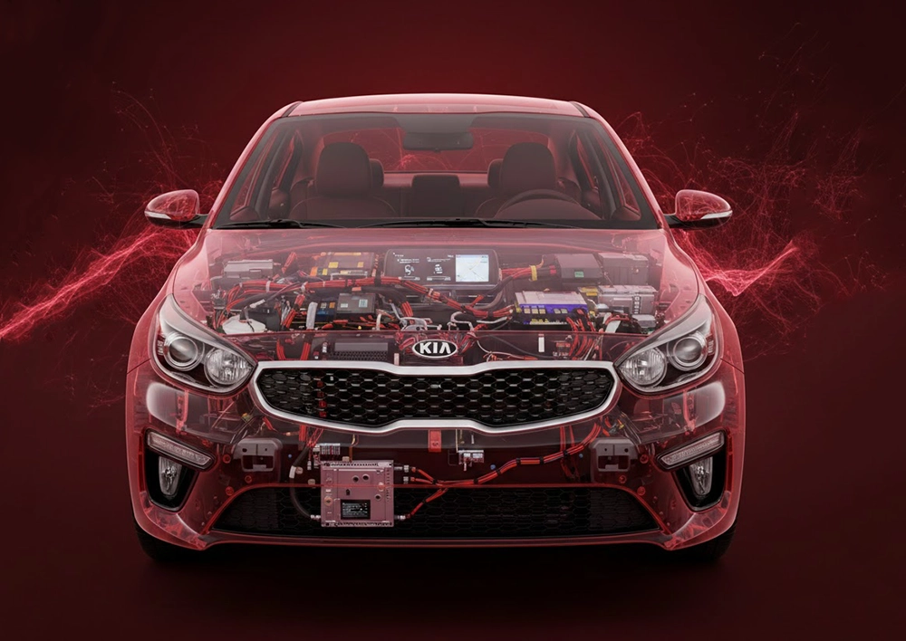 خدمات الکترونیک خودرو کیا با عیب یابی تخصصی | KIA خدمات الکترونیک خودرو کیا در کی فورس