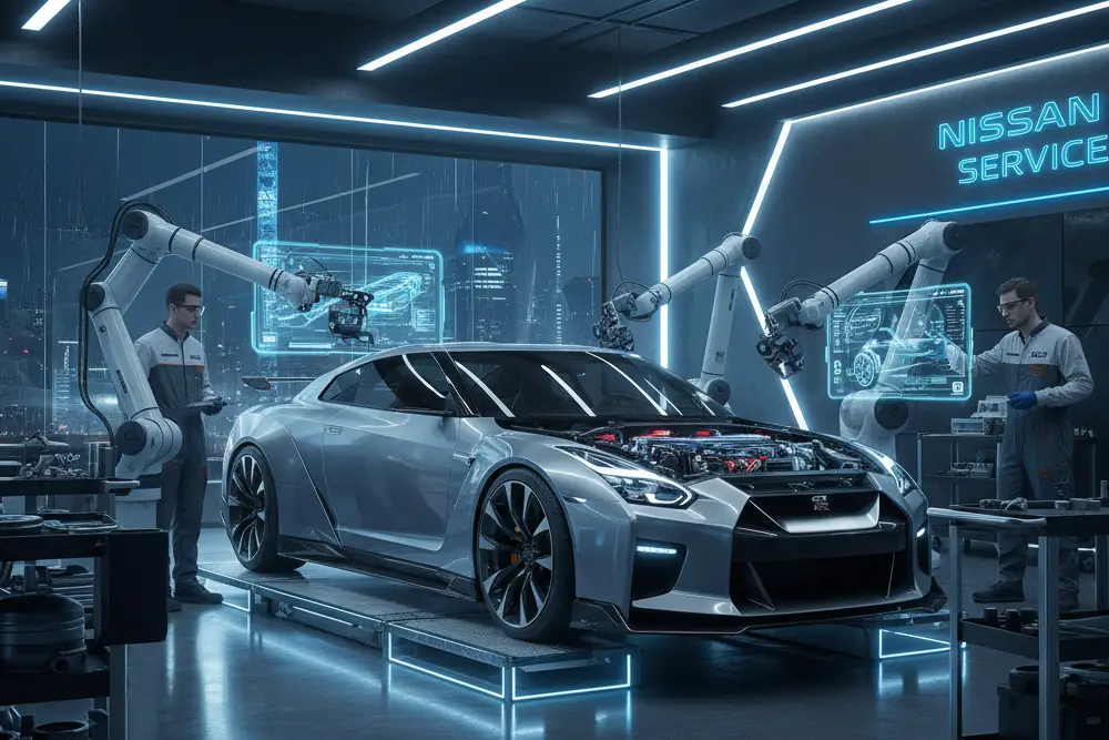 بهترین خدمات الکترونیک نیسان با کی فورس | Nissan استفاده از خدمات الکترونیک نیسان