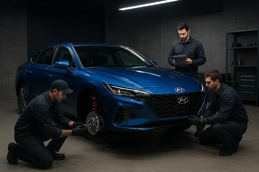 بهترین خدمات تعلیق و زیربندی هیوندا با تجربه بالا | Hyundai جدول مقایسه خدمات تعلیق و زیربندی هیوندا (Hyundai)