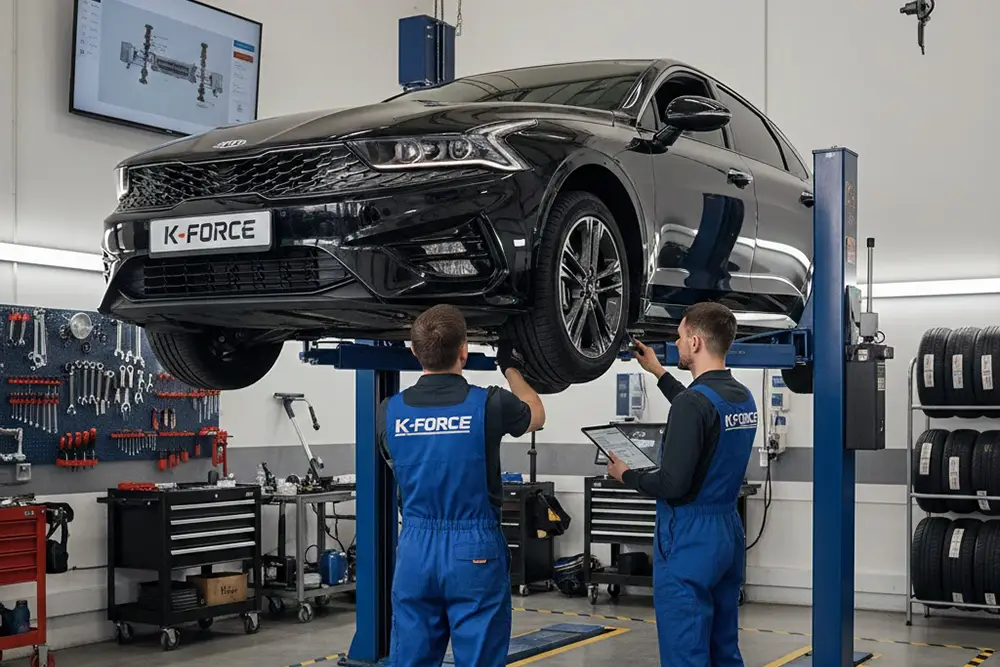 خدمات تعلیق و زیربندی خودرو کیا با ضمانت | KIA خدمات تعلیق و زیربندی خودرو کیا